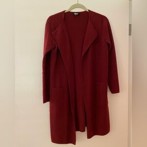 J Crew Juliette Collarless Blazer-Sweater